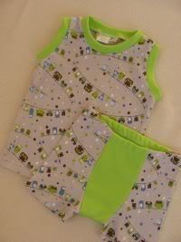 Owls on a Line Tank and Boxers, Size 2T/3T