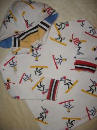 Stripes and Boarders Hoodie:  Custom