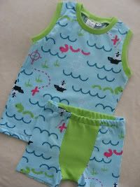 AARRR!!! Pirate Tank and Boxers, Size 2T/3T