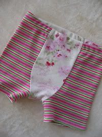 *Sale* Watercolor and Stripes Boxers, Size 4/5