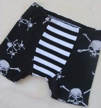  Skulls and Stripes Boxer Briefs, YPS