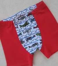 ~Things with Wings~ Airplanes Boxer Briefs, Size 2T/3T
