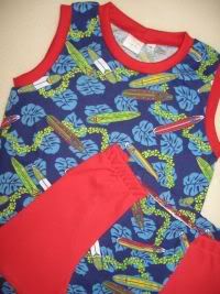 *SALE* Surf's Up!  Tank and Boxer Set, Size 6/7