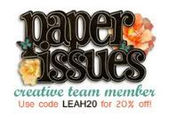Shop Paper Issues using my coupon code and save!