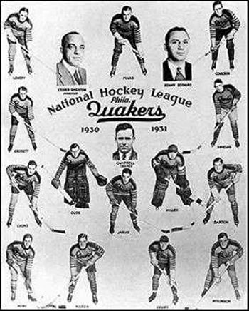 1930-31 Philadelphia Quakers team photo 1930-31 Philadelphia Quakers team collage.jpg