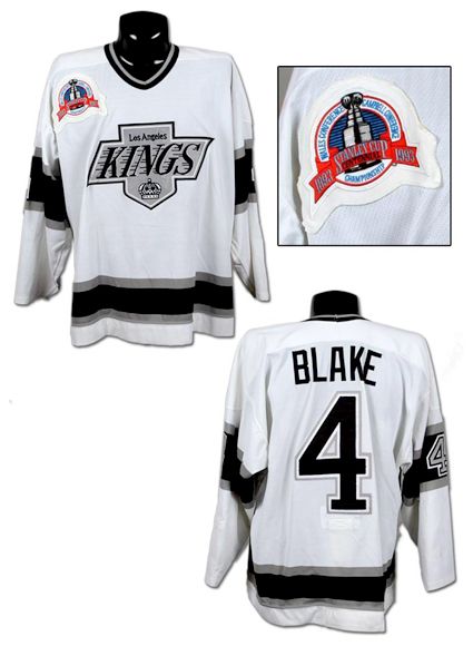 ROB BLAKE Signed White Colorado Avalanche CCM Jersey - NHL Auctions