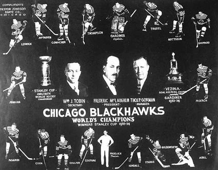1933-34 Chicago Blackhawks team, 1933-34 Chicago Blackhawks team