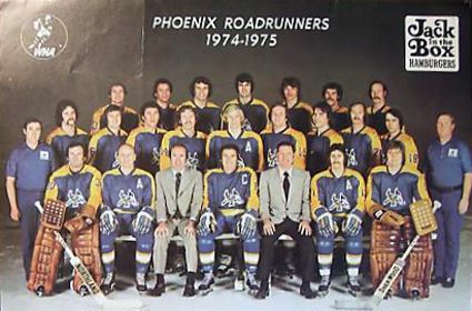 1974-75 Phoenix Roadrunners team, 1974-75 Phoenix Roadrunners team