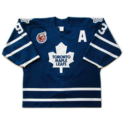 Toronto Maple Leafs 92-93 jersey, Toronto Maple Leafs 92-93 jersey