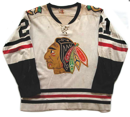 1959-60 or 1960-61 Stan Mikita Chicago Black Hawks Game Worn Jersey -  ROOKIE or Stanley Cup Game Winning Jersey