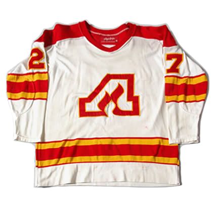 1980-81 Kent Nilsson Game Worn Calgary Flames Jersey. Hockey