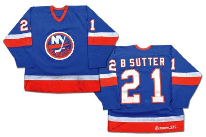 New York Islanders 81-82 Brent S jersey, New York Islanders 81-82 Brent S jersey