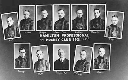 1920-21 Hamilton Tigers team, 1920-21 Hamilton Tigers team