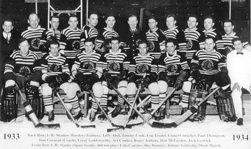 1933-34 Chicago Black Hawks team