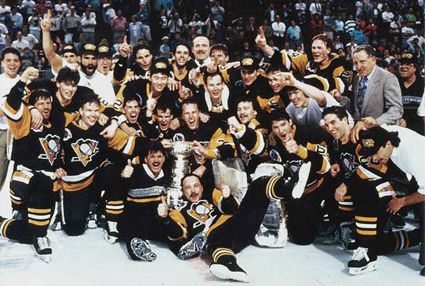Mario Lemieux's final home game, Pittsburgh Penguins fans (1997)