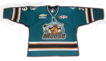Manitoba Moose 01-02 jersey