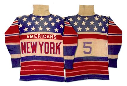 New York Americans 25-26 jersey, New York Americans 25-26 jersey