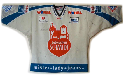 Nuermberg Ice Tigers 04-05 jersey