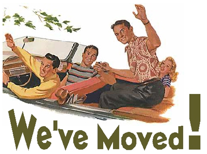 We've moved