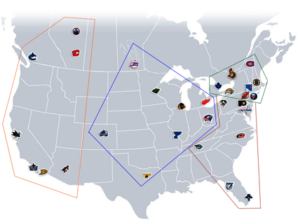 Proposed NHL re-allignment