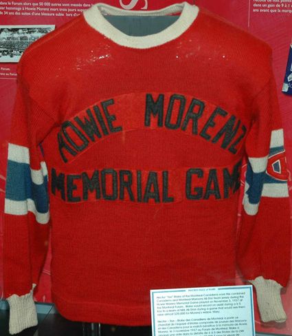 Morenz Memorial Game Canadiens Jersey