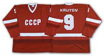 Vladimir Krutov 1987 Soviet National Team jersey