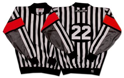 2000's NHL referee's sweater