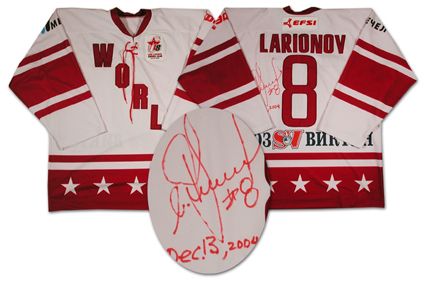 Larionov Team World 2004 jersey