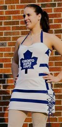 Lise's Maple Leafs dress