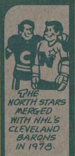 North Stars Barons cartoon