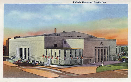 Buffalo Memorial Auditorium The Aud photo memorialauditoriumpostcard.png