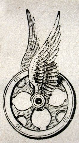 winged tire logo