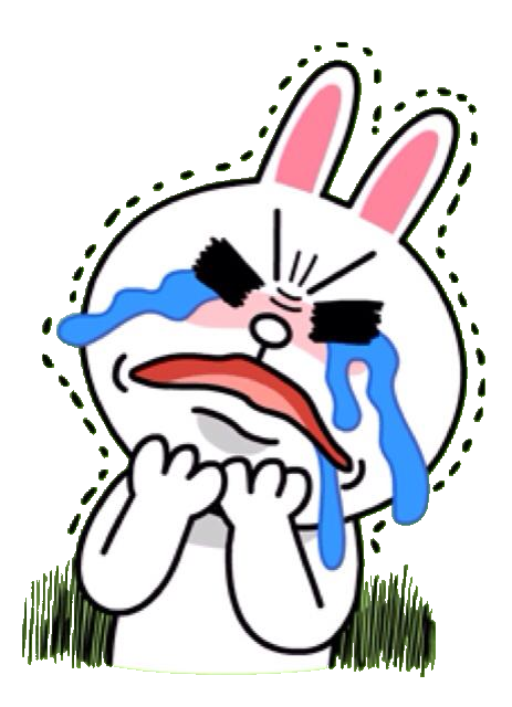 Cony Crying - LINE Sticker