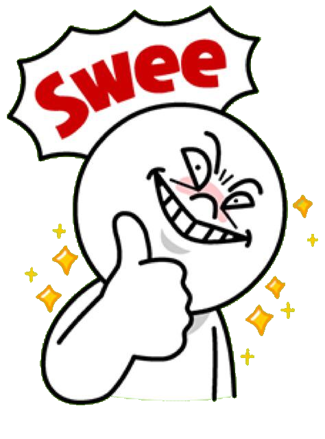 line stickers moon png