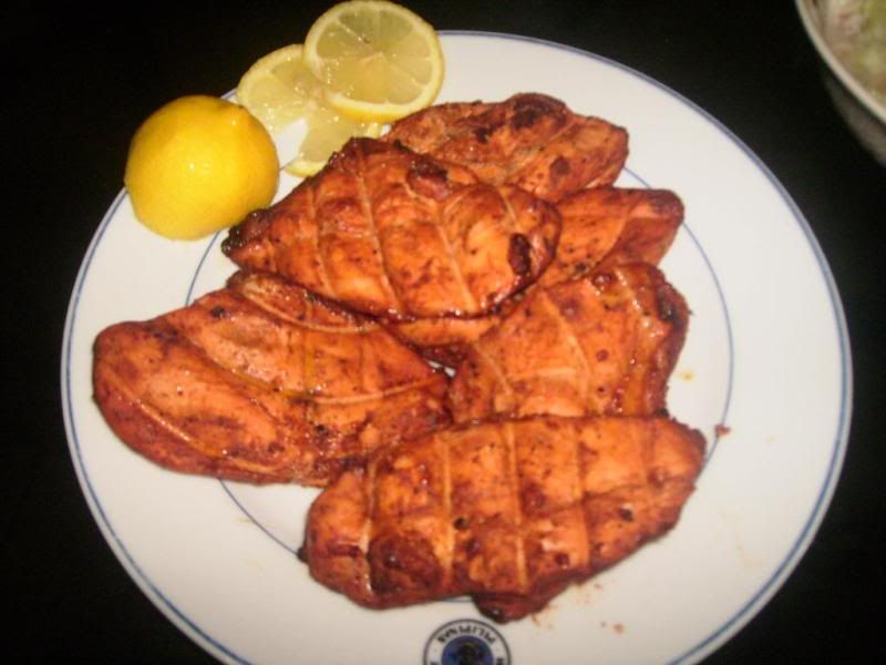 Indian-Spiced Grilled Chicken Breasts