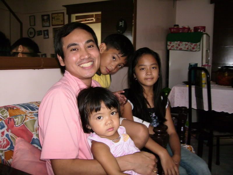 with nephew and nieces @ Cavite