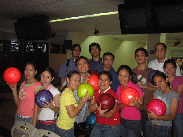 bowling time @ Galleria with DB team