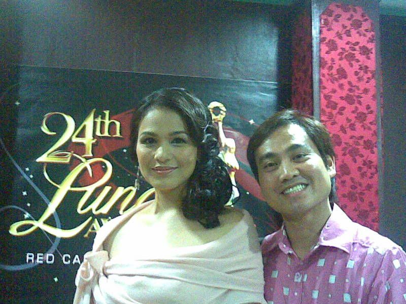 with Iza Calzado