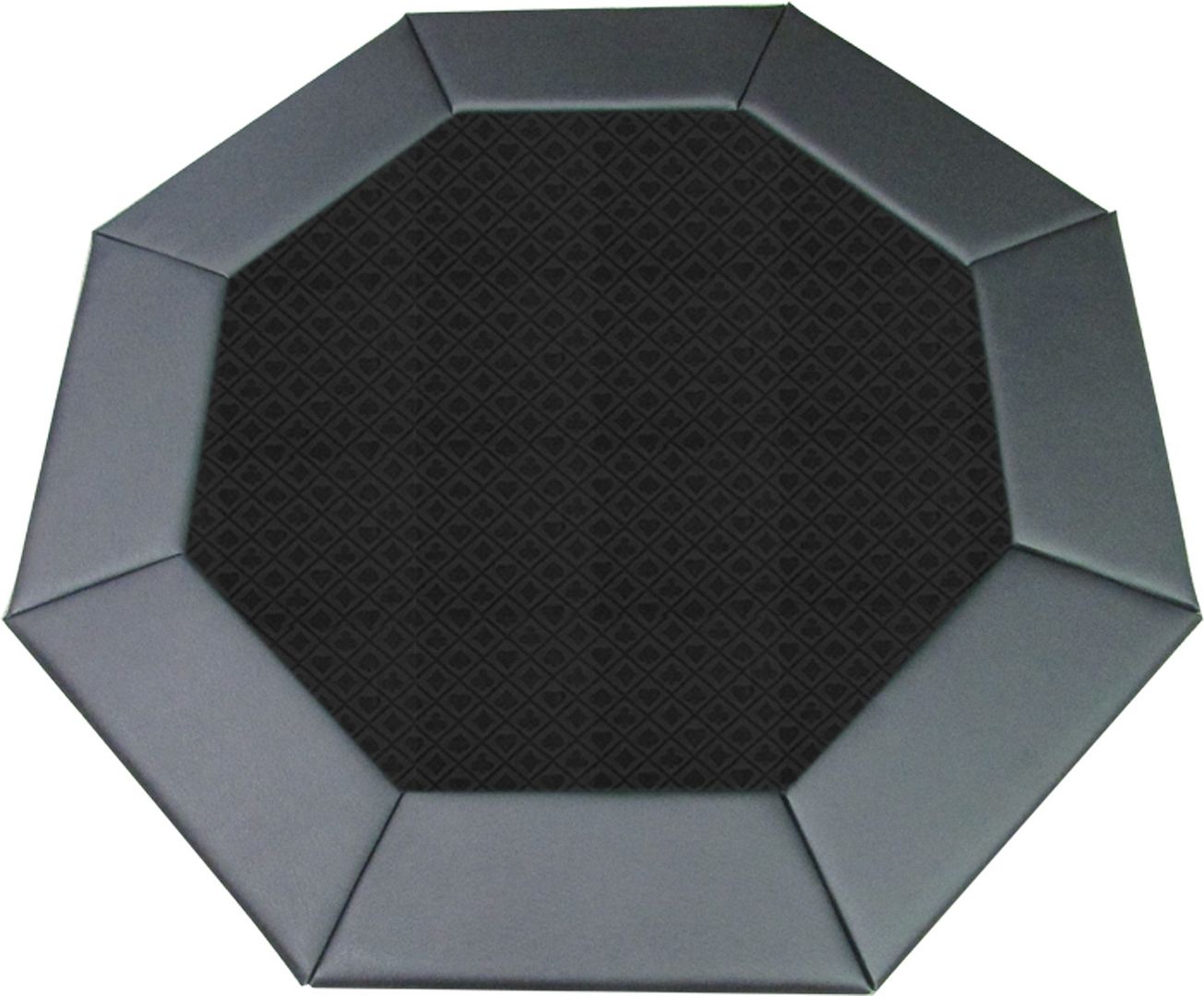 48" Octagon Poker Table Top w/ Padded Rail Heavy Duty 54 LB Removable