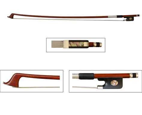 Advanced Model ! A Pernambuco Cello Bow Sterling Silver
