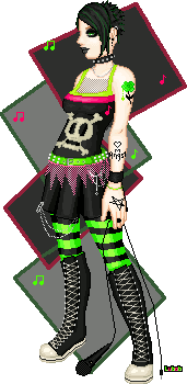 My entry in the Eden contest. o.O She's a rockstar. I really love my green these days XDXD I like it =D