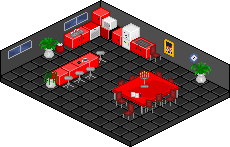 My iso pixel kitchen.