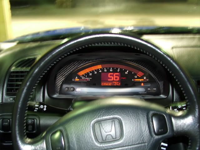 Honda prelude with s2000 cluster #2