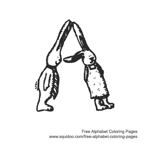 Bunny Alphabet - A