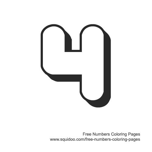 Individual Numbers Coloring Pages title=