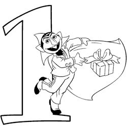 Sesame Street Coloring Pages on Coloring Education Sesame Street Numbers Sesame Street Numbers 17   Re