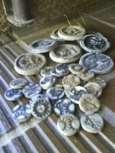 resin coins