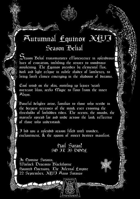 Autumnal Equinox XLVI