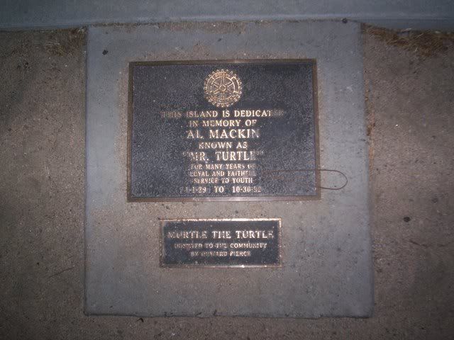 Al Makin - Mr. Turtle plaque