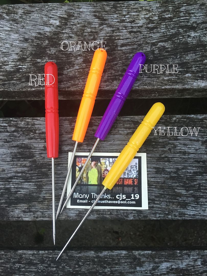 BEAD REAMER AWL HOLE PUNCH PINPOINT SCRATCH CLICKER SEW JEWELLERY